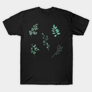Plants Sticker Multipack (5pcs) T-Shirt